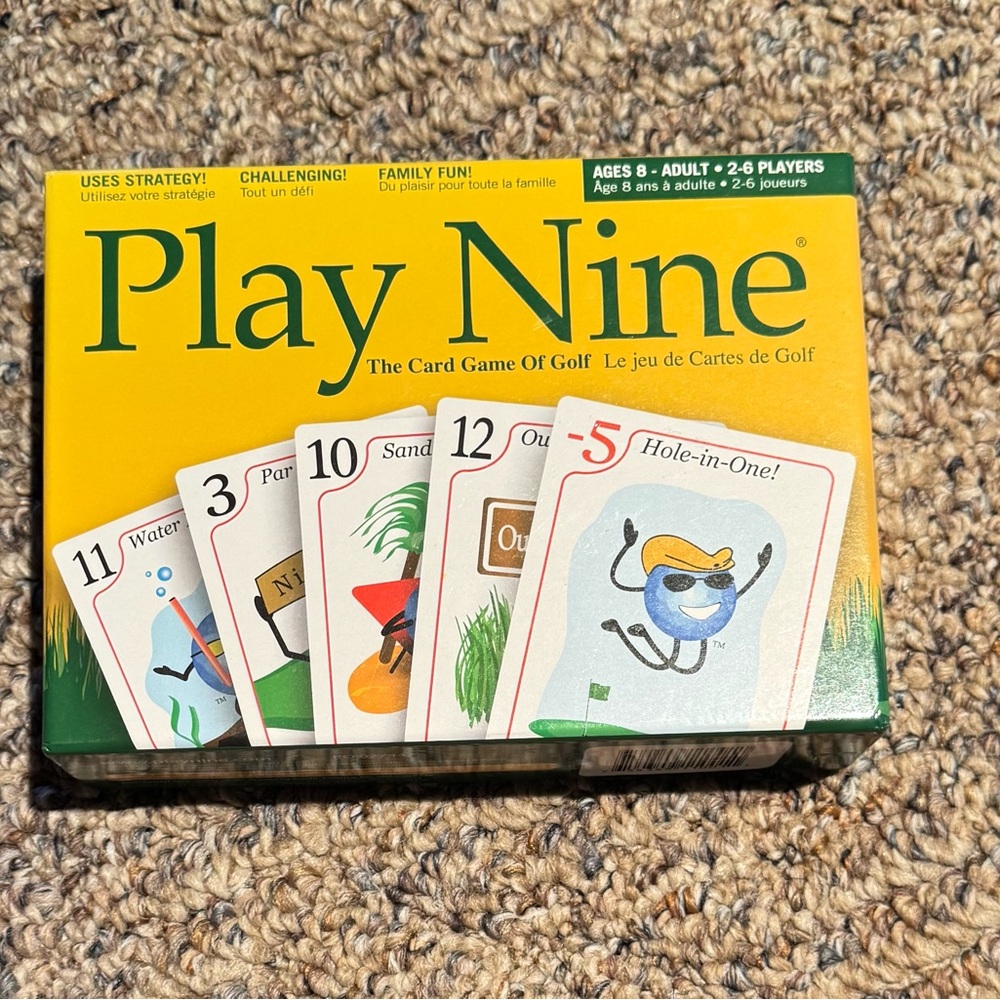 Play Nine Card Game - Brand New